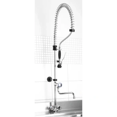 Afbeelding van Hendi Kraan Met Voorspoeldouche, Rvs, 970515