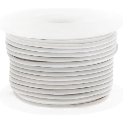 Afbeelding van DQ Leer Regular (1 mm) White (10 Meter)