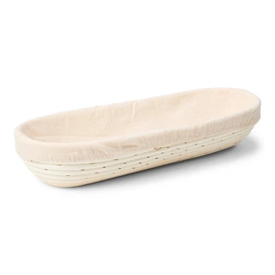 Afbeelding van Deegrijsmand rotan van het merk Patisse. 28x13cm