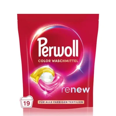 Afbeelding van Perwoll Caps 19sc256gr renew &amp; color wasmiddel