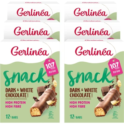 Afbeelding van Gerlinea Repen Pure &amp; Witte Chocolade 12x31 gr