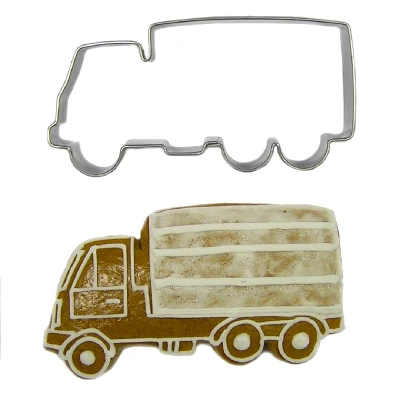 Afbeelding van BrandNewCake Uitsteker Vrachtwagen RVS 8cm