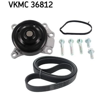 Afbeelding van SKF VKMC 36812 Waterpomp + tandriemenset Met pakkingen TOYOTA: Aygo, Yaris II Hatchback, PEUGEOT: 107 Hatchback