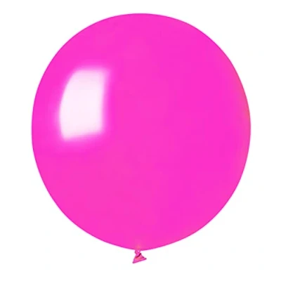 Afbeelding van Envelop, 25 parelmoerkleurige ballonnen van hoogwaardig natuurlijk latex, G150 (Ø 48 cm, parelmoer roze