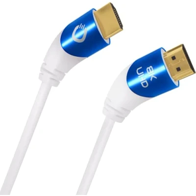 Afbeelding van Ultra hoge snelheid HDMIÂ® kabel met 40Â stekker wit ( 1 M )