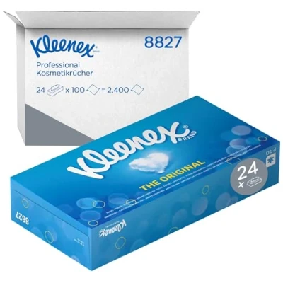 Afbeelding van Kleenex papieren zakdoeken, 2 laags, 100 vellen