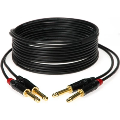 Afbeelding van Klotz KMPP0600 KeyMaster twin instrumentkabel 6 m Kabel voor instrumenten