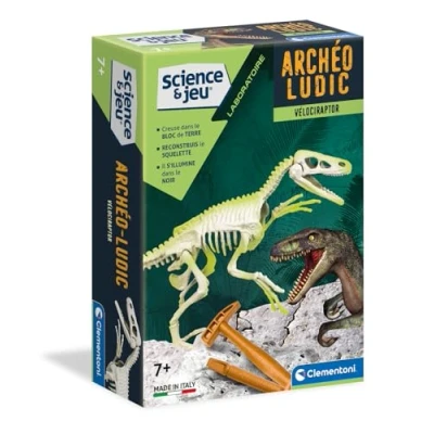 Image de CLEMENTONI Science + Jeu Archeo Ludic Velociraptor