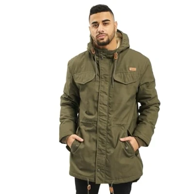 Afbeelding van Brandit heren Marsh Lake Teddyparka voor heren, Olijf