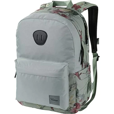 Afbeelding van NITRO Vrije tijd Rugzak met laptopvak Urban Plus Backpack 28L Dead Flower Mintgroen