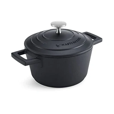 Afbeelding van Braadpan, Gietaluminium, 16 CM, 1.4 L, Zwart MasterClass