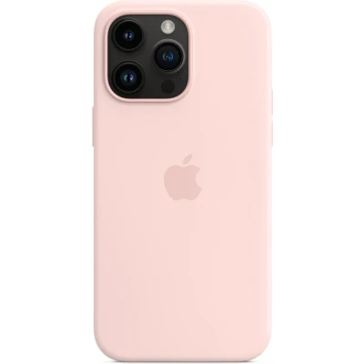 Afbeelding van Apple Magsafe Siliconen Back Cover Roze iPhone 14 Pro Max