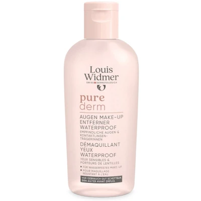 Afbeelding van Louis Widmer Purederm Oogmake up Reiniging Waterproof ZP Lotion 100ml