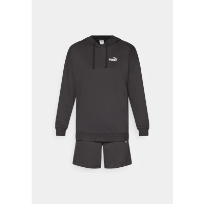 Afbeelding van Puma Short Hooded Relaxed SUIT SET Trainingspak, Dames, Maat: Medium, Black