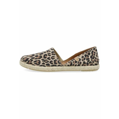Afbeelding van Verbenas Carmen Espadrilles, Dames, Maat: 37, Mittelbraun Leer