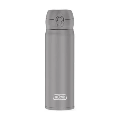 Image de Thermos ULTRALIGHT BOTTLE Bouteille isotherme, 0,50 l, bleu lune, mat, 750 ml, en acier inoxydable, avec couvercle Safe Flow Lid, 10 h chaud/20 froid, passe au lave vaisselle, sans BPA