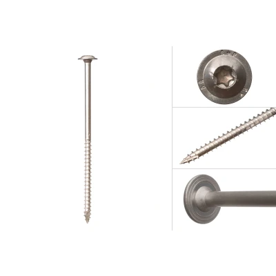 Afbeelding van Wovar Tellerkopschroeven RVS A2 8.0 x 160 mm Torx Doos 50 Stuks