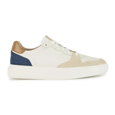 Afbeelding van Geox U Deiven Sneakers laag, Heren, Maat: 42, White avio Leer en textiel