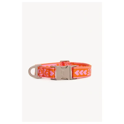 Afbeelding van Dogguo Collar Oranje&amp;Roze Hondenhalsband L Grote Honden