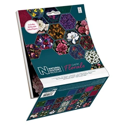 Afbeelding van 6 x 6&quot; Paper Pad (50pk) Dark Florals