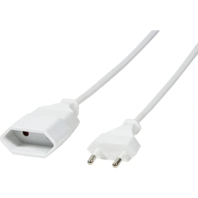 Afbeelding van LogiLink stroomkabel Euro CEE 7/16 stekker zu Dose, 3m, weiß