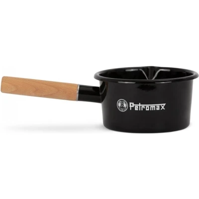 Afbeelding van Petromax Emaille saus pan 1L zwart