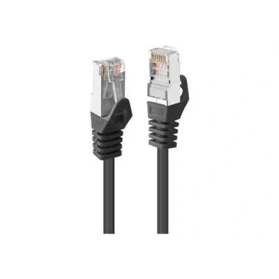 Image de Lindy Cordon de raccordement RJ 45 (M) pour 5 m paire torsadée écrantée (F/UTP) CAT 5e sans crochet noir