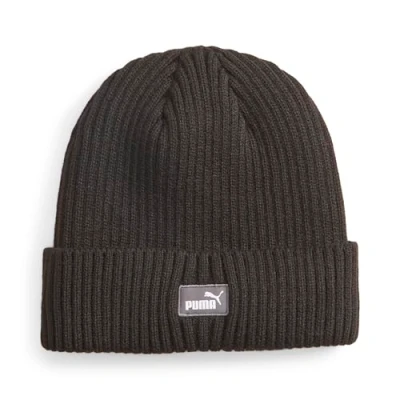 Afbeelding van Puma Classic CUFF Beanie Unisex Muts, Maat: One Size, Black