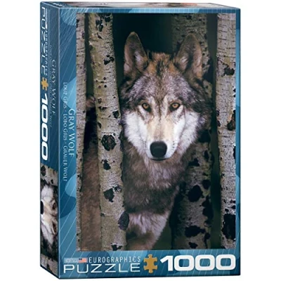 Image de Puzzle Eurographics Loup gris, 1000 pièces