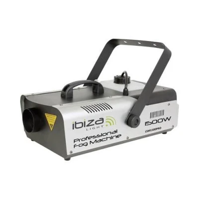 Image de Machine à fumée professionnelle programmable Ibiza light LSM1500PRO 566.3 m3/min 2.3 litres