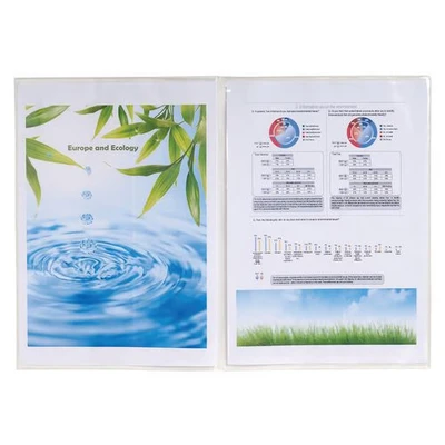 Image de Sachet de 10étuis protection doubles polypropylène A4