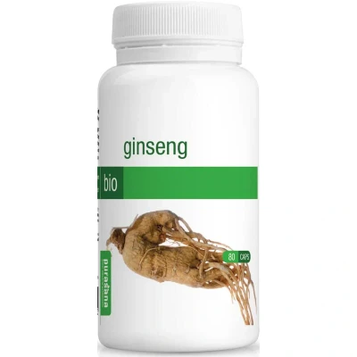 Image de Ginseng (80 Capsules) Retour Gratuit Sous 30 Jours Purasana