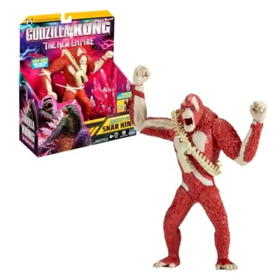 Afbeelding van MonsterVerse Godzilla x Kong, 18 cm beweegbaar figuur, met geluiden en kaakbeweging, Skar King, voor kinderen vanaf 4 jaar, MN3052