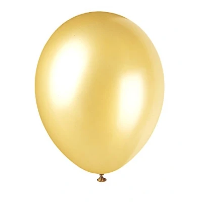 Afbeelding van Unieke partij latex pak van 72 12&quot; Pack of 8 Champagne Goud