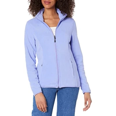 Image de Amazon Essentials Veste polaire douce à fermeture éclair intégrale pour femme (disponible en grande taille), violet doux, taille XXL
