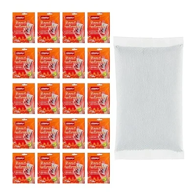 Afbeelding van Relaxdays handwarmers voor handschoenen en jaszakken set winter 10 uur lang warm Pak van 20
