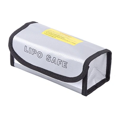 Afbeelding van Veilige tas voor Lipo, explosieveilig, vuurvast, het bewaren en opladen van Lipo batterijen