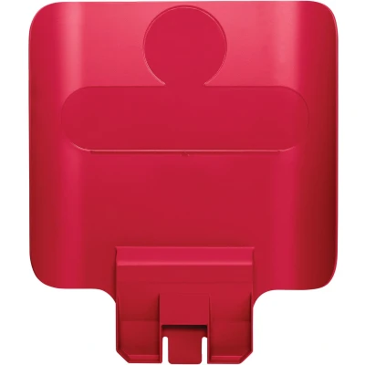 Afbeelding van Paneel Rubbermaid Slim Jim Recyclestation voor label rood