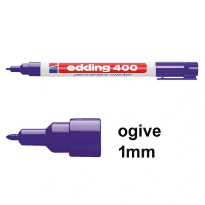 Image de Edding 400 marqueur permanent (1 mm ogive) violet