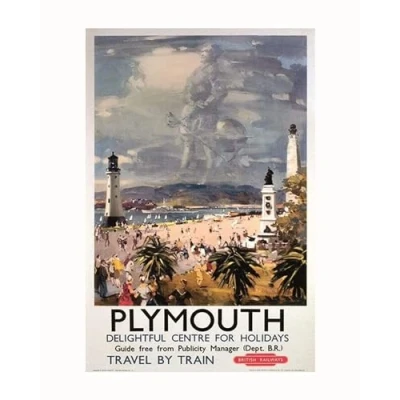 Afbeelding van Kunstdruk Plymouth 1 40x50cm