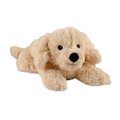 Afbeelding van Warmies Warmte/magnetron opwarm knuffel Hond/golden retriever bruin 33 cm pittenzak