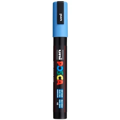 Afbeelding van Verfstift Posca PC5M M hemelsblauw