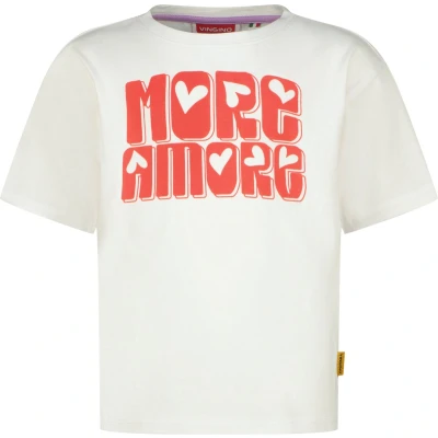 Afbeelding van Vingino Hanou Meisjes T shirt Real White