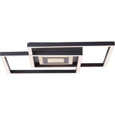 Afbeelding van Brilliant G99381/06 Metis LED plafondlamp vast ingebouwd 33 W Zwart