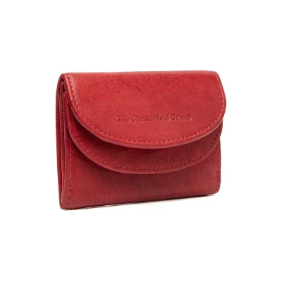 Afbeelding van The Chesterfield Brand Leren Portemonnee Rood Newton