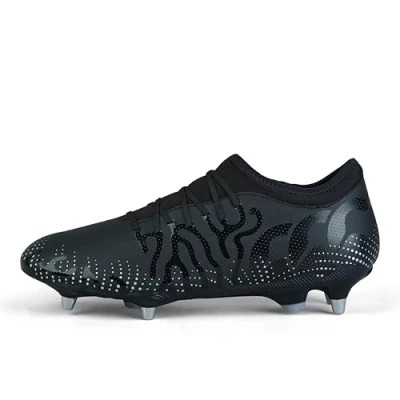 Afbeelding van Canterbury Bottes unisexes Speed Infinite Team Noir/argenté métallisé Taille 44,5 EU, Black Silver Metallic, 44.5 EU