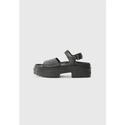 Afbeelding van Converse Chuck Taylor Sandalen met plateauzool, Dames, Maat: 38, Black Leer