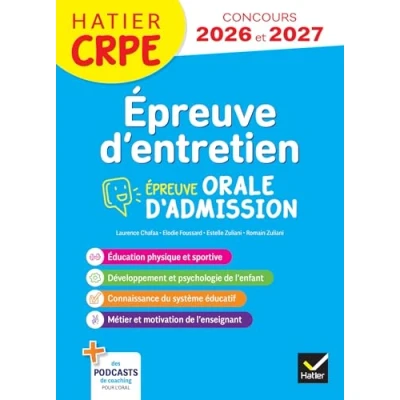 Afbeelding van Epreuve d&#039;entretien CRPE 2025 orale d&#039;admission