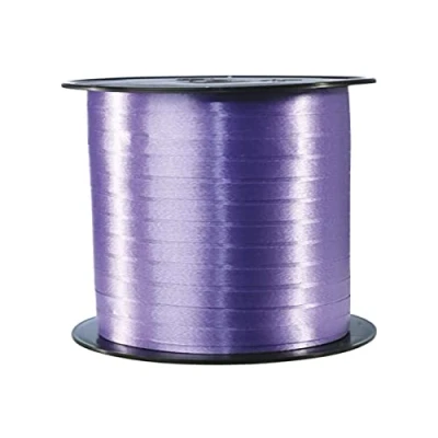 Afbeelding van Clairefontaine 601710C een spoel glad bolduc lint 500 m x 0,7 cm lila paars decoratief cadeau lint, doe het zelf, geschenkverpakking