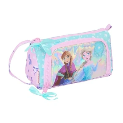 Afbeelding van Alleshouder Frozen Cool days Paars Hemelsblauw 20 x 11 8,5 cm